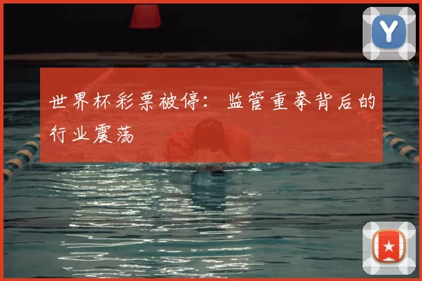 世界杯彩票被停:监管重拳背后的行业震荡