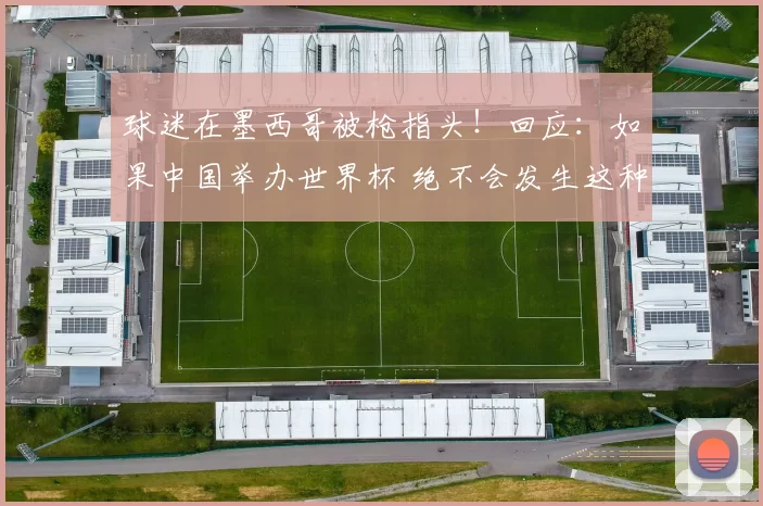 球迷在墨西哥被枪指头!回应:如果中国举办世界杯 绝不会发生这种事